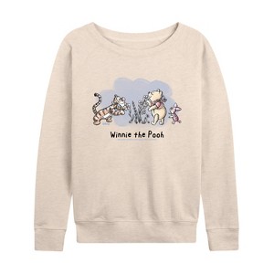 Women's - Winnie the Pooh - Friends Group Lightweight French Terry Slouchy - 1 of 4