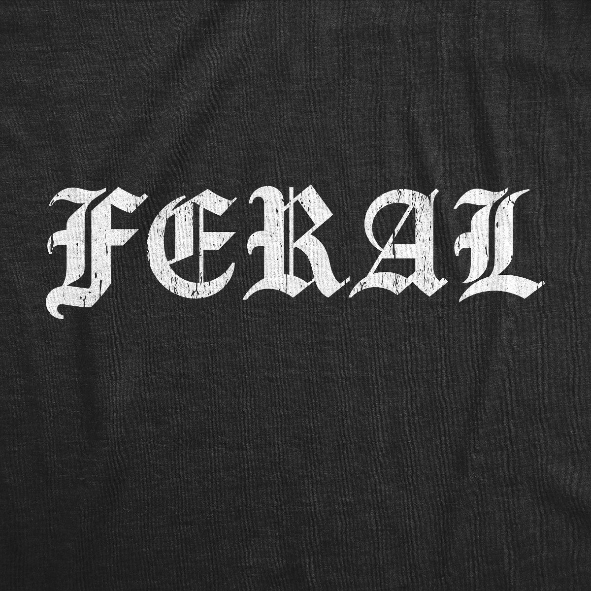 Мужские футболки Crazy Dog T-Shirts, Inc. Mens Feral T Shirt Funny Wild Animal Savage Joke Tee for Guys - Crazy Dog Men's T Shirt for Animal Lovers Black S — фото 2