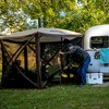 Clam Quick-Set Venture 9'x 9' Portable Pop Up 5 Sided Camping Gazebo Screen Tent 5 with Ground Stakes and Carry Bag - Brown - 4 of 4