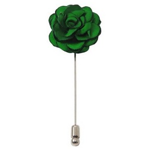 Men's Solid Color Rose Floral Lapel pin - 1 of 3