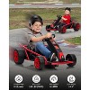 24V 9Ah Kids Ride On Go Kart Toy,High Speed 8.1MPH Drifting Car with 2x300W Motors,14.3" XL Seat,Full Metal Frame - 2 of 4