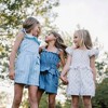 Hope & Henry Girls'  Puff Sleeve Smocked Romper, Kids - 4 of 4