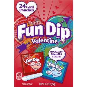 LIK-M-AID Valentine's Fun Dip Carton - 10.32oz/24ct - 1 of 4