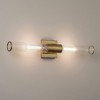 Possini Euro Design Possini Euro Isabella 24 1/4" Wide Warm Brass 2-Light Bath Light - 2 of 4