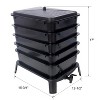 VYNXARIA 5-Layer Worm Compost Bin, 50L Worm Composter, Easy Setup Inclusive Worm Farm Kit for Recycling Food Waste - 2 of 4