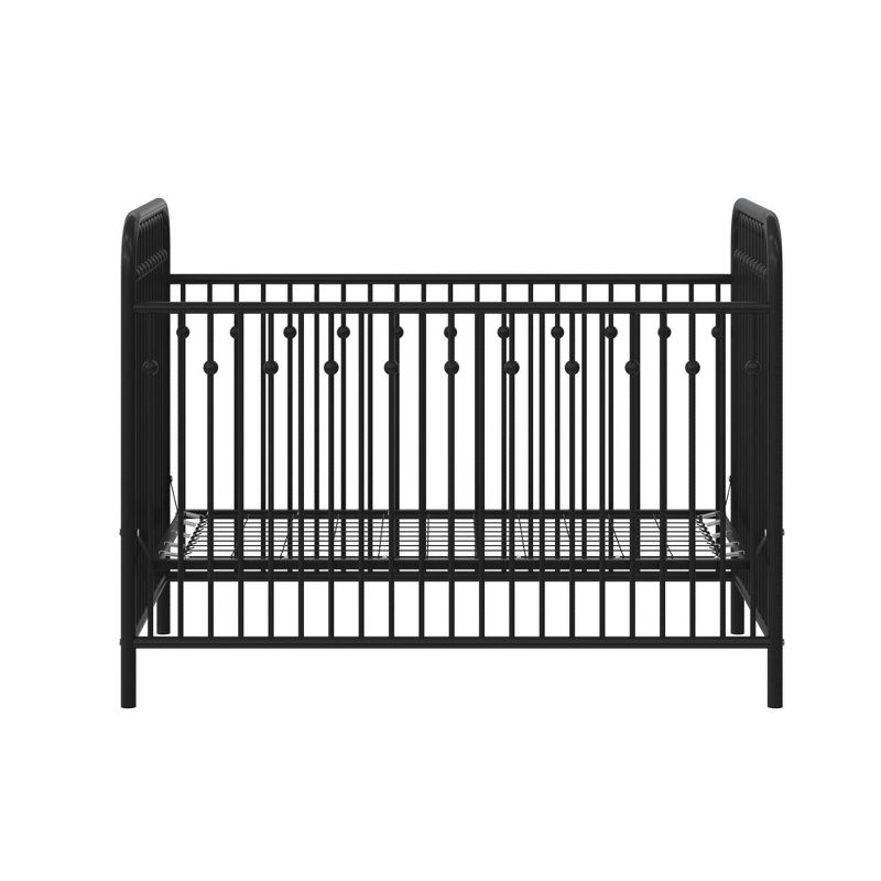 Little Seeds Monarch Hill Ivy Metal Crib with Safety 1st Nighty Night Baby & Toddler Mattress, 5 of 15