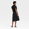 Women's Short Sleeve Midi Utility Shirtdress - A New Day™ - 2 of 3