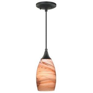 VAXCEL Milano Mini Pendant Ceiling Art Glass Shade - 1 of 4