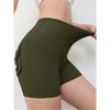 DOMETOUR Women’s High Waist Sports Short with Pocket - 4 of 4