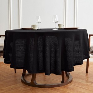 Solino Home Linen Round Tablecloth | Sonoma - 1 of 4