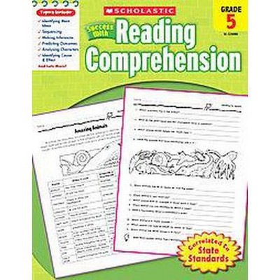 Scholastic Success with Reading Comprehension: Grade 5 Workbook - (Paperback)