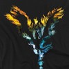 Harry Potter Goblet Of Fire Dragon Color Flames Adult T-Shirt - 2 of 3