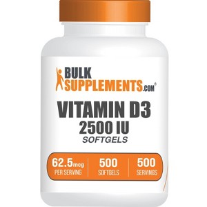 BulkSupplements Vitamin D3 Softgels - 1 of 4