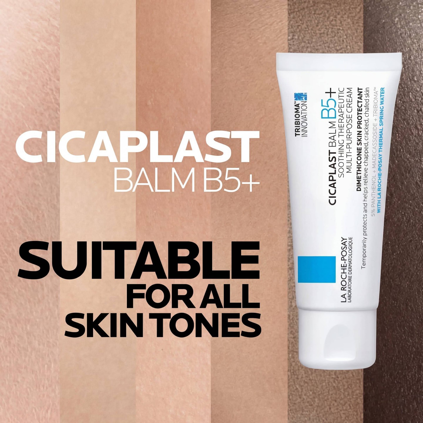 Успокаивающий бальзам La Roche Posay Cicaplast с витамином B5, дорожный формат, 1.35 oz, цвет: Кремовый — фото 8