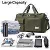 Travel Duffel Bag with Shoes Compartment Sports Gym Bag with Dry Wet Separated Pocket, Overnight Bag Weekender Bag Training Handbag Yoga Bag - 4 of 4