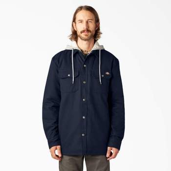 Dickies Relaxed Fit Icon Hooded Duck Quilted Shirt Jacket