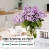 Unique Bargains Silk Durable UV-resistant Artificial Plant 3 Pcs - 4 of 4