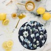 Ninola Design Watery Abstract Flowers Navy Round Cutting Board - Deny Designs - 2 of 3
