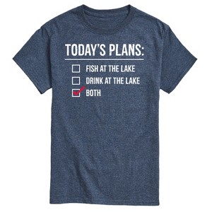 Men's - Instant Message - Todays Lake Plans Short Sleeve Graphic T-Shirt - 1 of 4