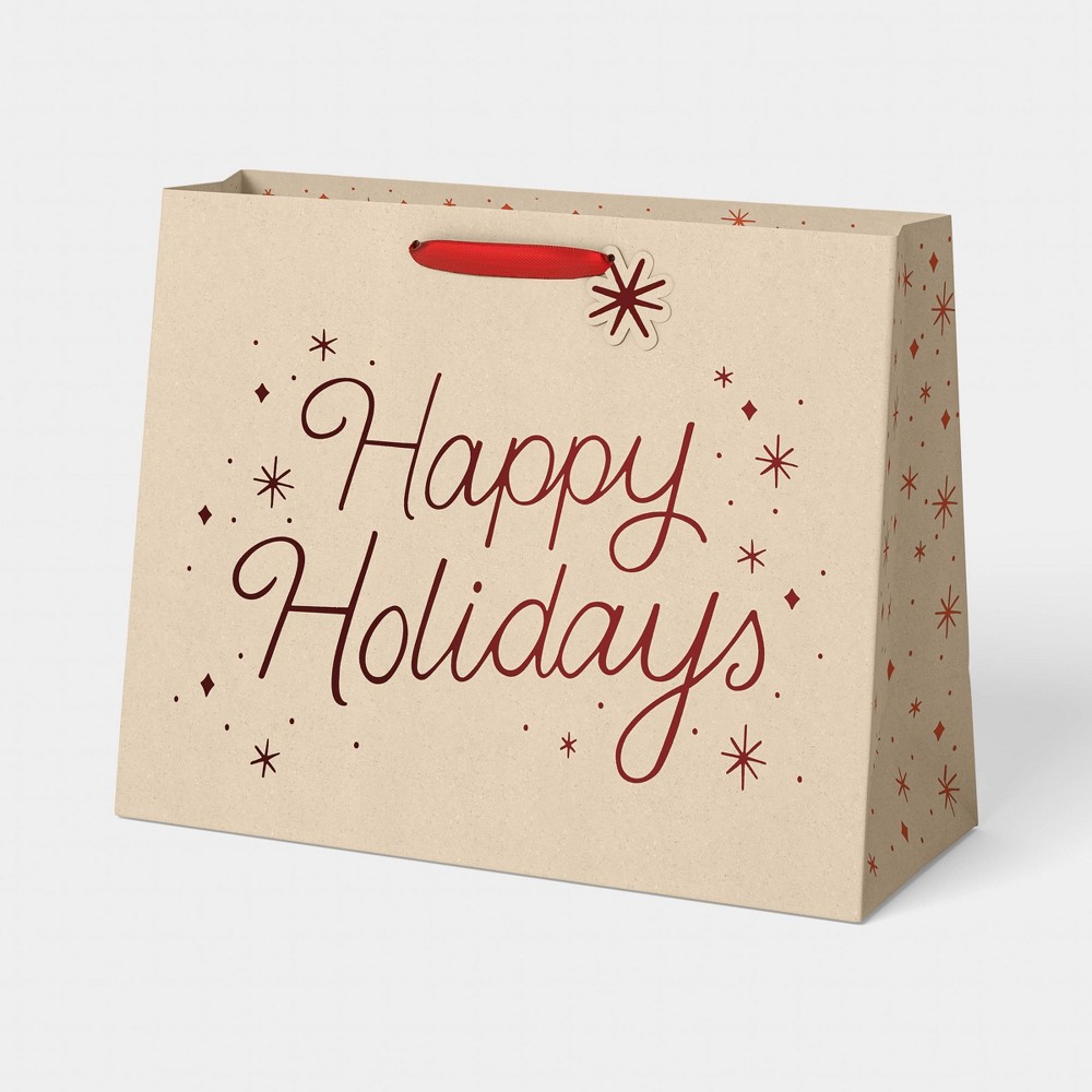 Christmas Happy Holidays Gift Bag - Wondershop™