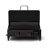 Megamaster 2-Burner Tabletop Stainless Steel Griddle Plate Silver & Black: Cast Iron Cooking Surface, 9.17" Height, Easy Clean - 2 of 4