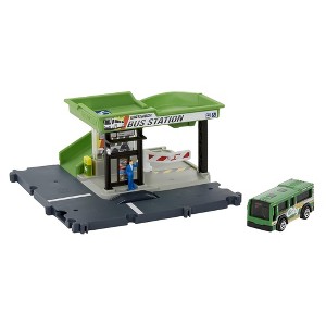 Mattel Matchbox Action Drivers Bus Station Playset - 1 of 4
