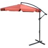 Outsunny 9' Offset Hanging Patio Umbrella, Cantilever Umbrella with Easy Tilt Adjustment, Cross Base and 8 Ribs for Backyard, Lawn, Garden - 4 of 4
