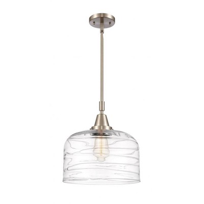 Bell - 1 Light Stem Hung Mini Pendant In Industrial Style-14.13 Inches Tall and 12 Inches Wide
