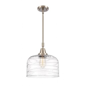 Bell - 1 Light Stem Hung Mini Pendant In Industrial Style-14.13 Inches Tall and 12 Inches Wide - 1 of 1