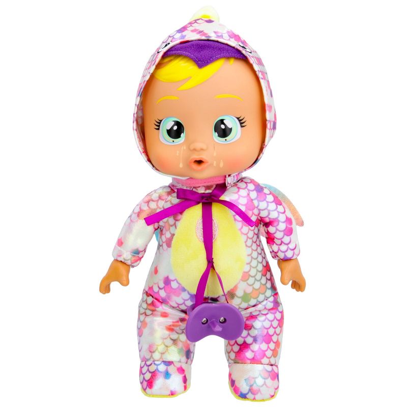 Cry Babies Tiny Cuddles Dinos Tilo with Pterodactyl Dinosaur Themed Metallic Pajamas 9&#34; Baby Doll, 2 of 7