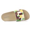 Womens Slides Open Toe Lego Embossed Pool Beach Sandals Comfort Shower Slippers for Women - 2 of 4