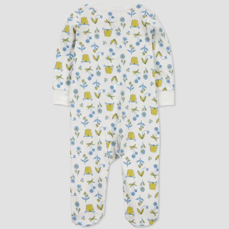 Carter's Just One You®️ Baby Girls' Bee Sleep N' Play - Yellow/White, 3 of 8