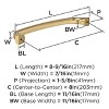 Amerock Revitalize Cabinet Door or Drawer Pull - 4 of 4