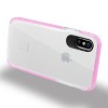 Reiko iPhone X/iPhone XS Soft Transparent TPU Case in Clear Pink - 2 of 4