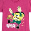 Girls' - SpongeBob SquarePants - Bikini Bottom Beware Fitted Short Sleeve Graphic T-Shirt - 2 of 4