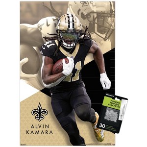 Trends International NFL New Orleans Saints - Alvin Kamara 25 Unframed Wall Poster Prints - 1 of 4