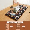 TackView Japanese Futon Floor Mattress, 3 Inch Thick Floral Tatami Mat, Foldable Portable Sleeping Mattress for Living Room, Guest Room - 4 of 4