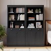 Gaomon 5-Tier Bookshelf, 70 Inch Tall Bookcase with 2 Doors and 1 Drawer, Modern Pantry Sideboard with Adjustable Shelf - 4 of 4