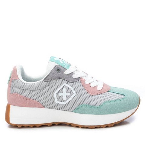 Женские кроссовки XTI Women's Sneakers Multicolor Accent 140741 - Grey, 6