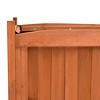 vidaXL 2X Firwood Raised Beds Outdoor Garden Patio Terrance Yard Lawn Accessories Wooden Planter Plant Pot Flower Box Basket Durable - 4 of 4