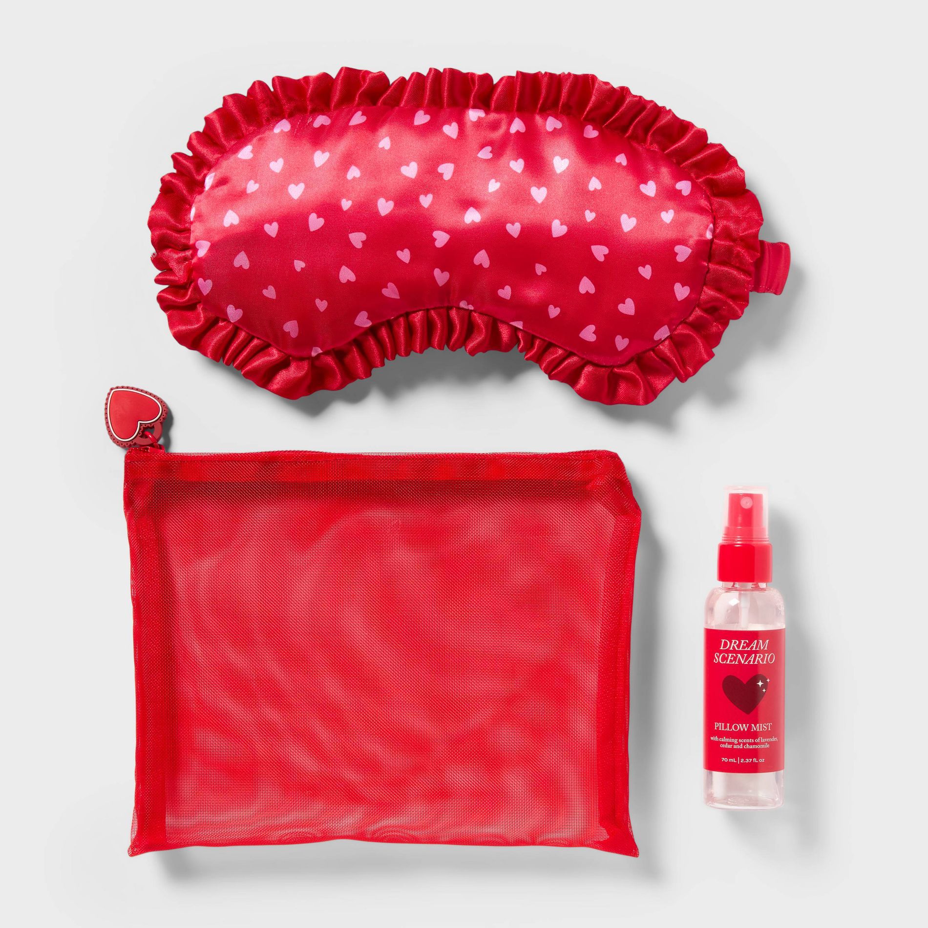 Valentine's Day Red Eyemask and Sleep Spray Lavender and Chamomile - Spritz™