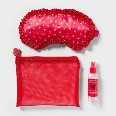 Valentine's Day Red Eyemask and Sleep Spray Lavender and Chamomile - Spritz™