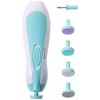 Baby Electric Nail Trimmer Kit with Light, Quiet Operation, 6 Interchangeable Heads for Gentle Precise Baby Nail Care and Polishing Baby Nail Trimmer - 3 of 4