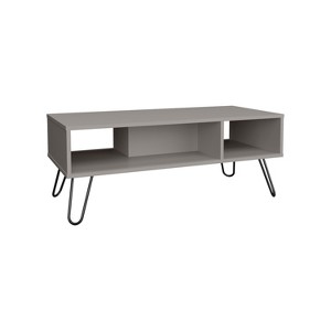 NicBex 39.8 Inch Rectangle Coffee Table with Open Shelves,Modern Center Table for Living Room,Bedroom - 1 of 4