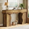 Tribesigns 55.1" Console Table, Entryway Table Couch Table Behind Sofa with Scalloped Edges for Hallway Foyer Living Room Entrance - 2 of 4