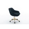 NicBex Adjustable Swivel Chair with Wheels Armless Chair for Office, Make Up, Small Space, Bedroom - 3 of 4