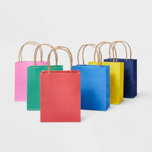 Colored Paper Shopping Bags