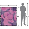 Blues Clues Blue's Clues Large Magenta Blanket 50"x60" Woven Tapestry - 2 of 4