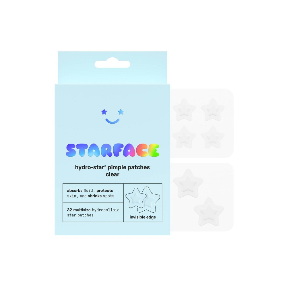 Photos - Cream / Lotion Starface Hydro-Stars Clear Facial Pimple Patch Refill - 32ct