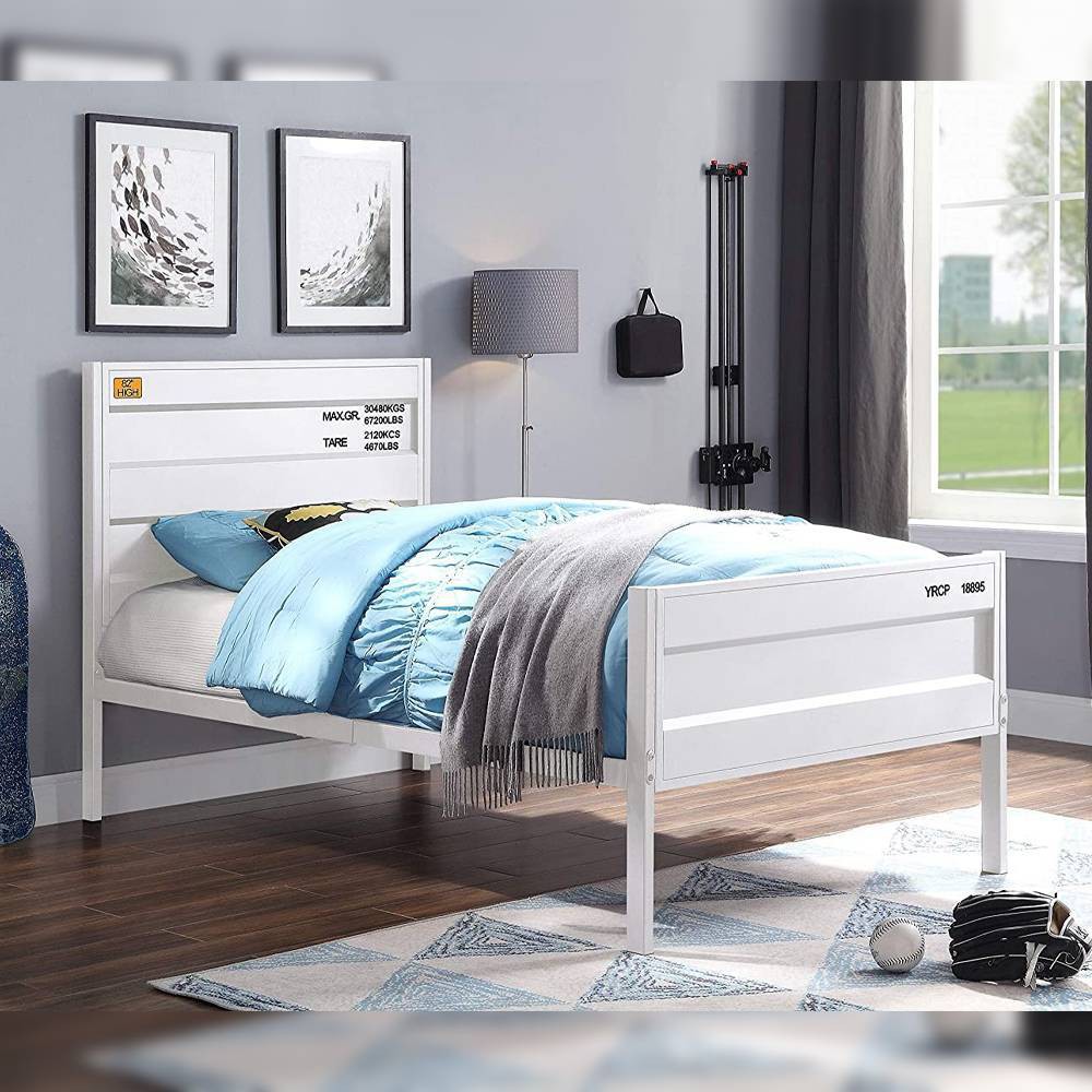 Photos - Bed Cargo 79" Twin  White - Acme Furniture
